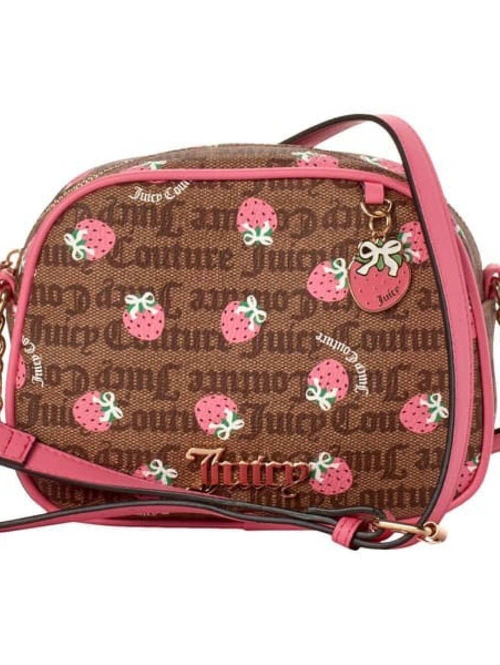 Juicy Couture Pink Strawberry Crossbody Bag